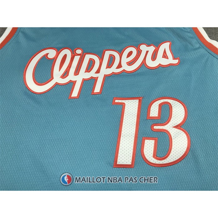 Maillot Los Angeles Clippers Paul George NO 13 Ville 2021-22 Bleu